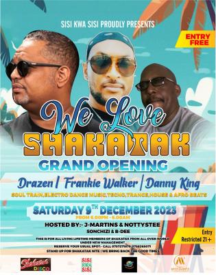 We love Shakatak Grand Opening 9.th december