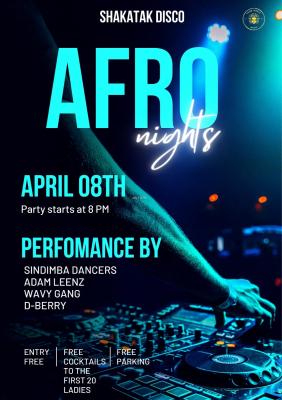 Afro Night im Shakatak 8.April 2023